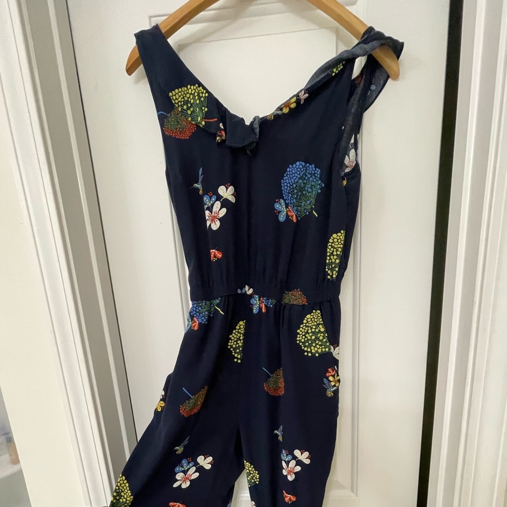 Loft Petite floral jumpsuit